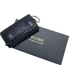 WILDSWANSワイルドスワンズCLIPPERⅡクリッパー2キーケース クロコ キーケース CLIPPER2のレビュー。小さなボディにWILDSWANSの意匠