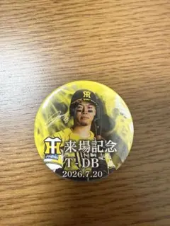 阪神 優勝 缶バッジ 木浪聖也選手 - メルカリ