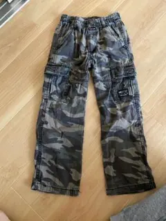 MILDCLUB キッズ カーゴパンツ 迷彩 ダメージパンツ110 長ズボン