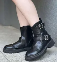 chiaopanic エンジニアショートブーツ　M
