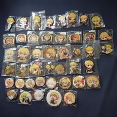 鬼滅の刃 我妻善逸 ラバーストラップ 缶バッジ等 まとめ売り ダブりなし