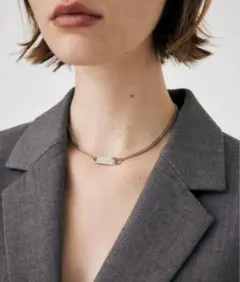 【新品未使用】MOUSSY / PLATE CHAIN チョーカーのサムネイル