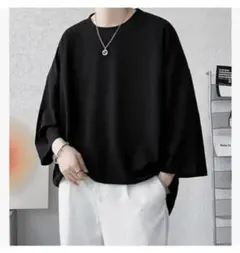 ✨❣️早い者勝ち❣️メンズ tシャツ 五分袖 春夏 ゆったり 無地 大きいサイズ