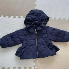 apres les coursフード取り外し可能中綿コート