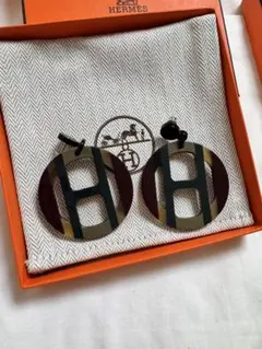 シ*イ様 HERMES エルメス 新品 未使用 エクリプス ピアス ターコイズ系