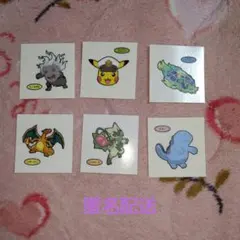 ［値下げしました］ポケモンパンのシール６枚セット