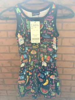 新品　美品　CHUBBY GANG ノースリーブ　ワンピース 100 黒