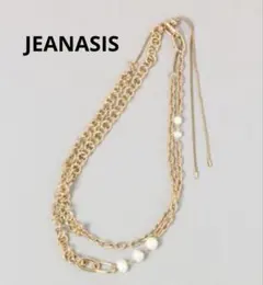 JEANASIS ジーナシス マルチウェイパールネックレス ゴールド