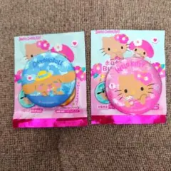 サンリオキャラクターズ 缶バッジ シナモロール ハローキティ 2種のサムネイル