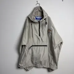 349 TURFER ATHLETIC マラソンXV刺繍アノラック限定ベージュ