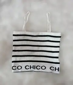 Chicoボーダーキャミソール