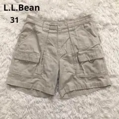 L.L.Bean エルエルビーン 31インチ ハーフパンツ カーゴ ベージュ