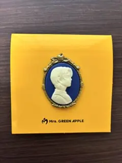 Mrs. GREEN APPLE バベルの塔　カメオ風ピンバッジ　若井滉斗