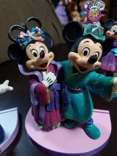 ミッキー ミニー 七夕　フィギュアリン