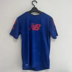 New Balance 半袖シャツ 青色 未使用タグ付き
