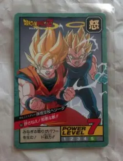 匿名 スーパーバトル 687 カードダス 孫悟空 ベジータ　ドラゴンボールZ