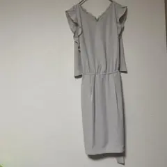 Apuweiser-richeレディースワンピース(M) グレー系　ノースリーブ