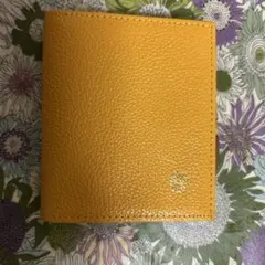 超レア 新品 未使用 初代 皇居 財布 折りたたみ 本革 がま口 紺