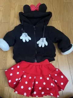 ミニーマウス風ジャケットとスカートセット 7号