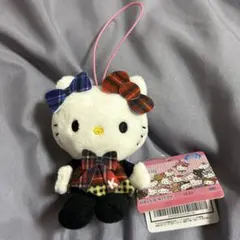 タイトー限定 My ハローキティマスコット１ チェック柄 タグ付き