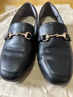 【美品】ORiental TRaffic スクエアトゥビットモチーフローファー