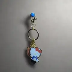 ハローキティ50周年記念 アクリルキーホルダー ゴールド