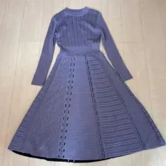 【限定価格　タグ付き】スコットクラブ ヤマダヤ ブション ニットワンピース 長袖 限定価格 タグ付き】スコットクラブ ヤマダヤ ブション ニット