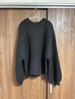 【早い者勝ち☆】select MOCA by son オーバーサイズニット　黒