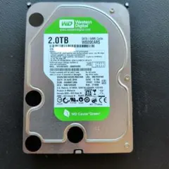 3.5inch内属型　２TB HDDWDC WD20EARS-00MVWB0