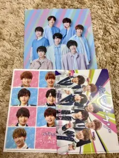 なにわ男子 クリアファイル 3枚セット ローソン ハイチュウ