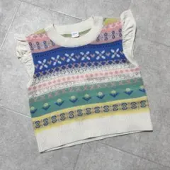 moimoi ニットベスト　90