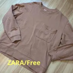 メンズ　レディース　ユニセックストップス　スウェット　ZARA ザラ　L