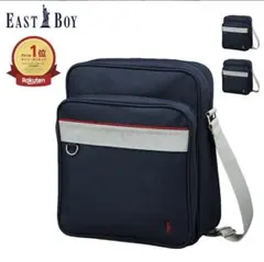 EASTBOY ショルダーバッグ ネイビー×レッド