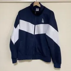 LAロゴ刺繍 ネイビー ジャージ L