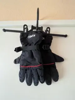 IGNIO キッズ スキーグローブ 140cm ブラックのサムネイル