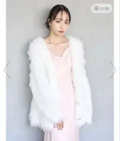 snidel シャギーカーディガン