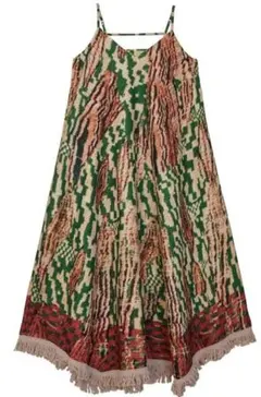 AMERI MEDI EXOTIC PATTERN CAMISOLE DRESS
