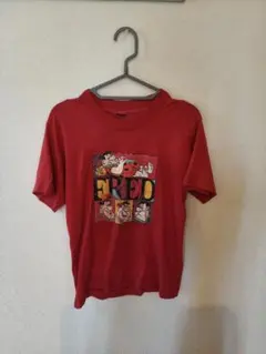 希少2004年ツアー当時物★レディオヘッド ヴィンテージ Tシャツ★英国製赤M 希少2004年ツアー当時物☆レディオヘッド ヴィンテージ Tシャツ☆英国