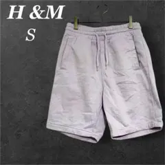H&M スウェット ショートパンツ Sサイズ ラベンダー 薄紫 エイチアンドエム