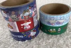 サンリオキャラクターズ　マスキングテープ　5個セット