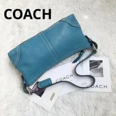 未使用級 vintage coach old archive Blue