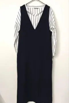 ジャンバースカート＆ブラウス2点セット　アルマデザイン/パオデロ　M