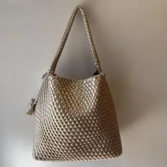 新品✨MAX&CO チェーンメッシュ ハンドバッグ ゴールド 2way - メルカリ