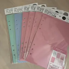 amifa　A5　カスタムノート　リフィル　シール台紙　5枚入り×6