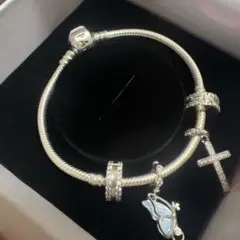 大人気】PANDORAチャームブレスレット SV925 スター フラワー | Mercari