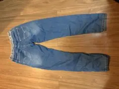 デニムブルー スリムフィットパンツ