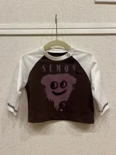 semon PRINTED RAGLAN LONG T/PINK/70のサムネイル