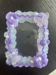 ホイップデコ　トレカケース　硬質ケース　B8サイズ　パープル