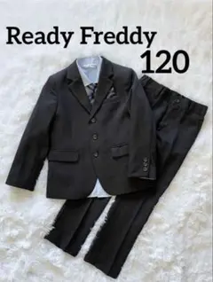 【美品】Ready Freddy 黒 フォーマルスーツ120男の子5点セット
