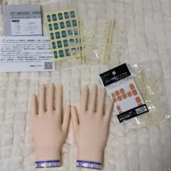 【未開封】JNEC認定ハンドモデル　両手 STモデルハンド /両手セット（JNEC 第1期認定モデルハンド